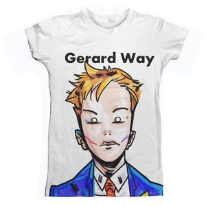 Gerard Way comic girls shirt NWT